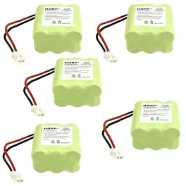 HQRP - 5-Pack 7.2 V 330 mAh Ni-MH Replacement Battery Pack for SportDog ST-101 Transmitter