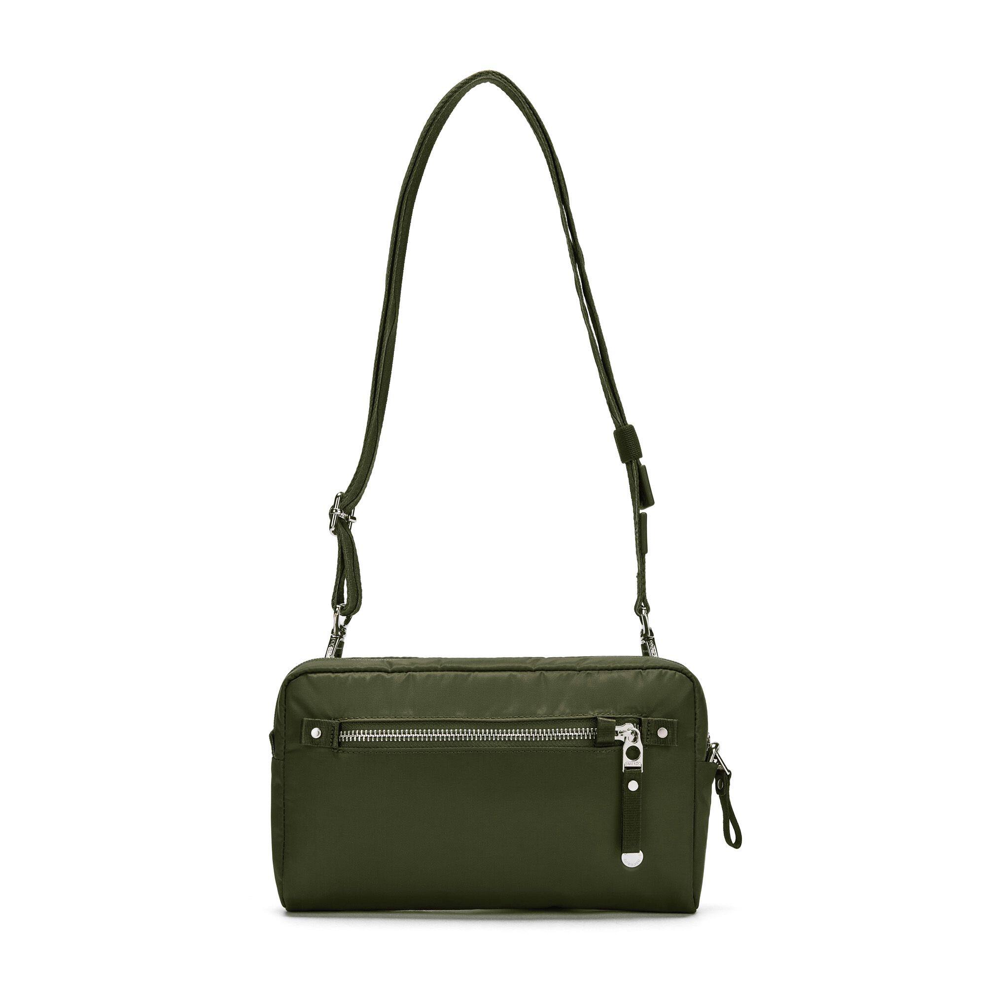 Front. Pacsafe - W Anti Theft Crossbody - Olive.