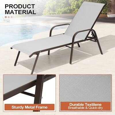 PRODUCT MATERIAL

Sturdy Metal Frame

Durable Textilene Breathable & Quick-dry