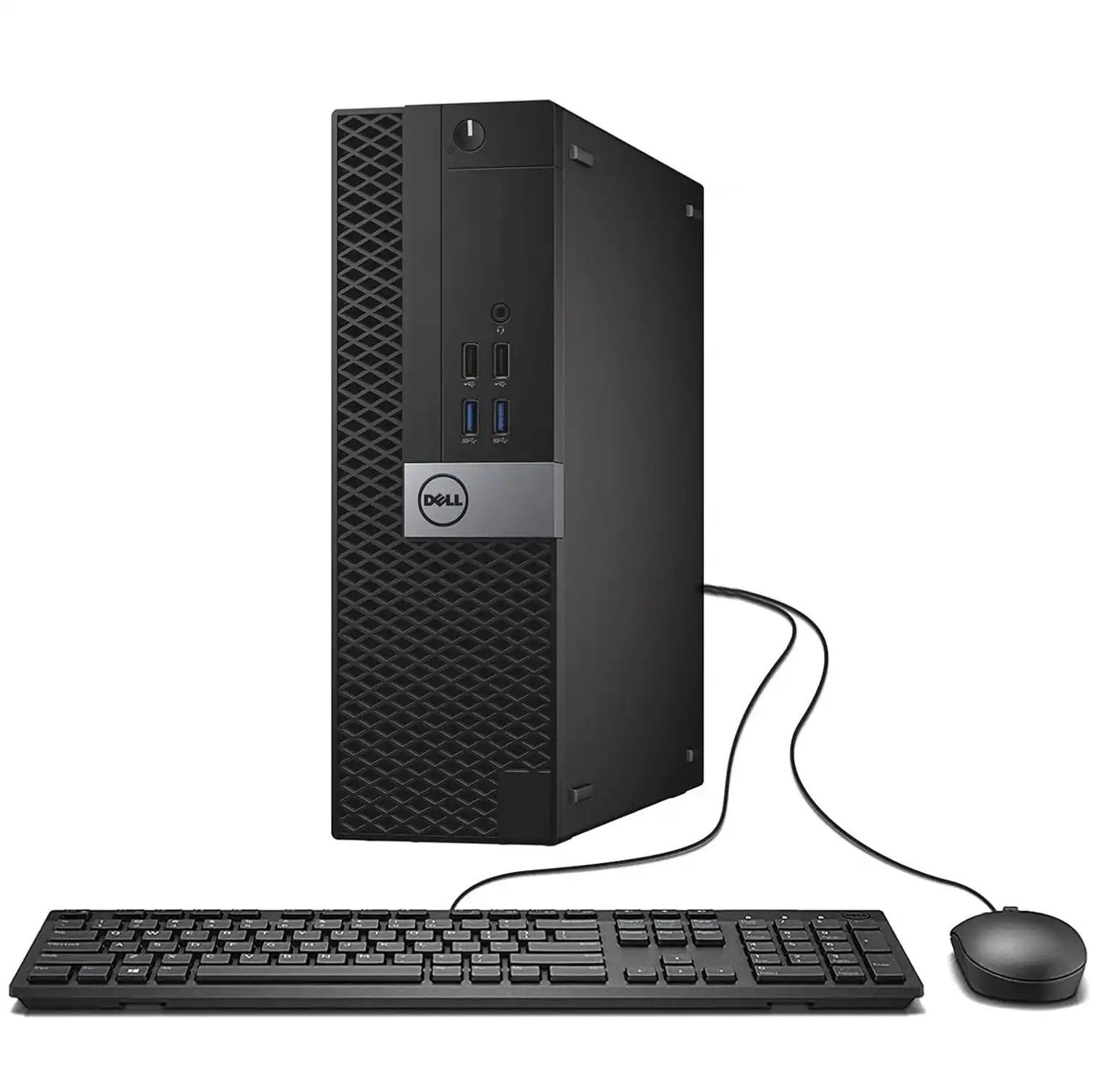 Dell - Refurbished Excellent - OptiPlex 5050 SFF PC Desktop Computer, Intel Core i5-7500 up to 3.8GHz, 16GB DDR4 RAM, 256GB NVME SSD, Win11 Pro - Black