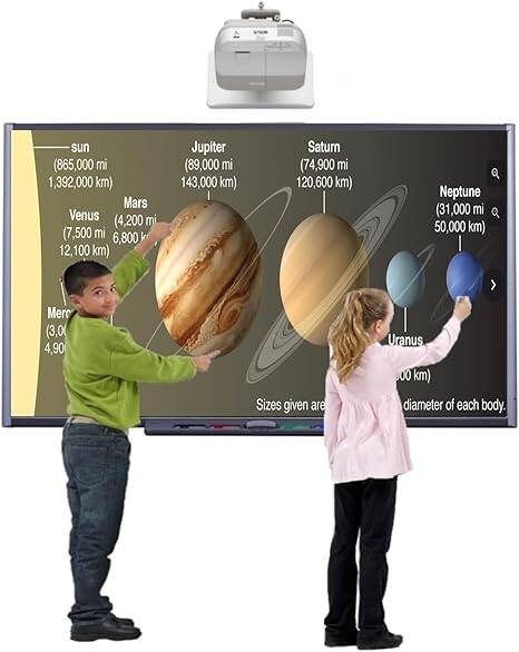 Smart Tech - Refurbished Excellent - SMART Board 685 interactive whiteboard system for School Classroom 87"