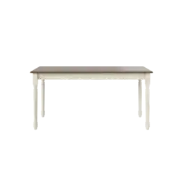 Famapy - Multipurpose Folding Desk with 3-Section Top, 78.7" Extendable Writing Table for Home Office & Study - White & Brown