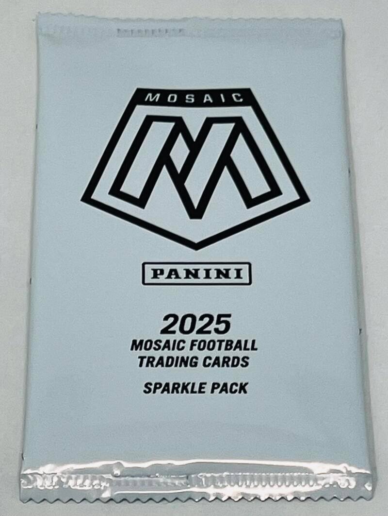MOSAIC M PANINI  
2025 MOSAIC FOOTBALL TRADING CARDS  
SPARKLE PACK