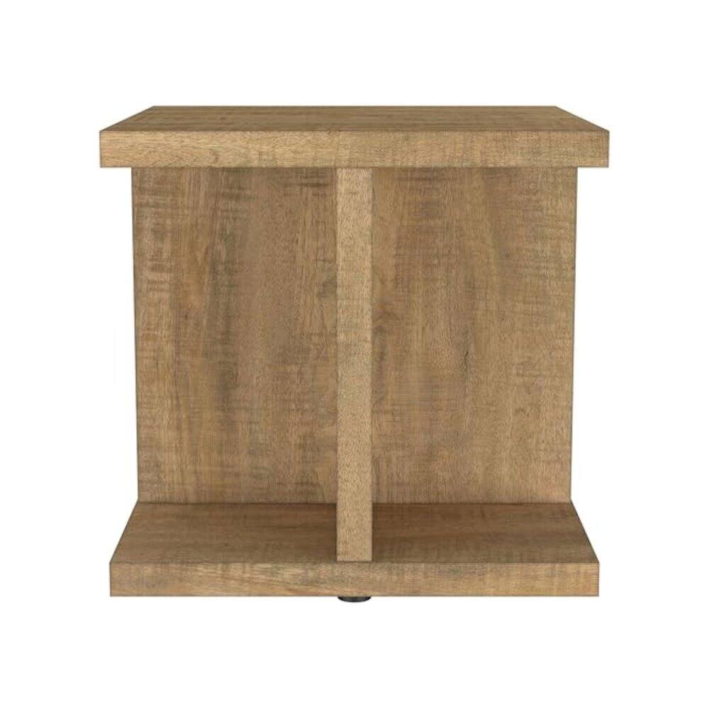 Alt View 4. Coaster Co. of America - Cortona Square Engineered Wood End Side Table Mango - Green.