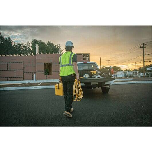 Alt View 10. Dewalt - Dewalt 25ft 12/3 Lighted extension Cord - Yellow.