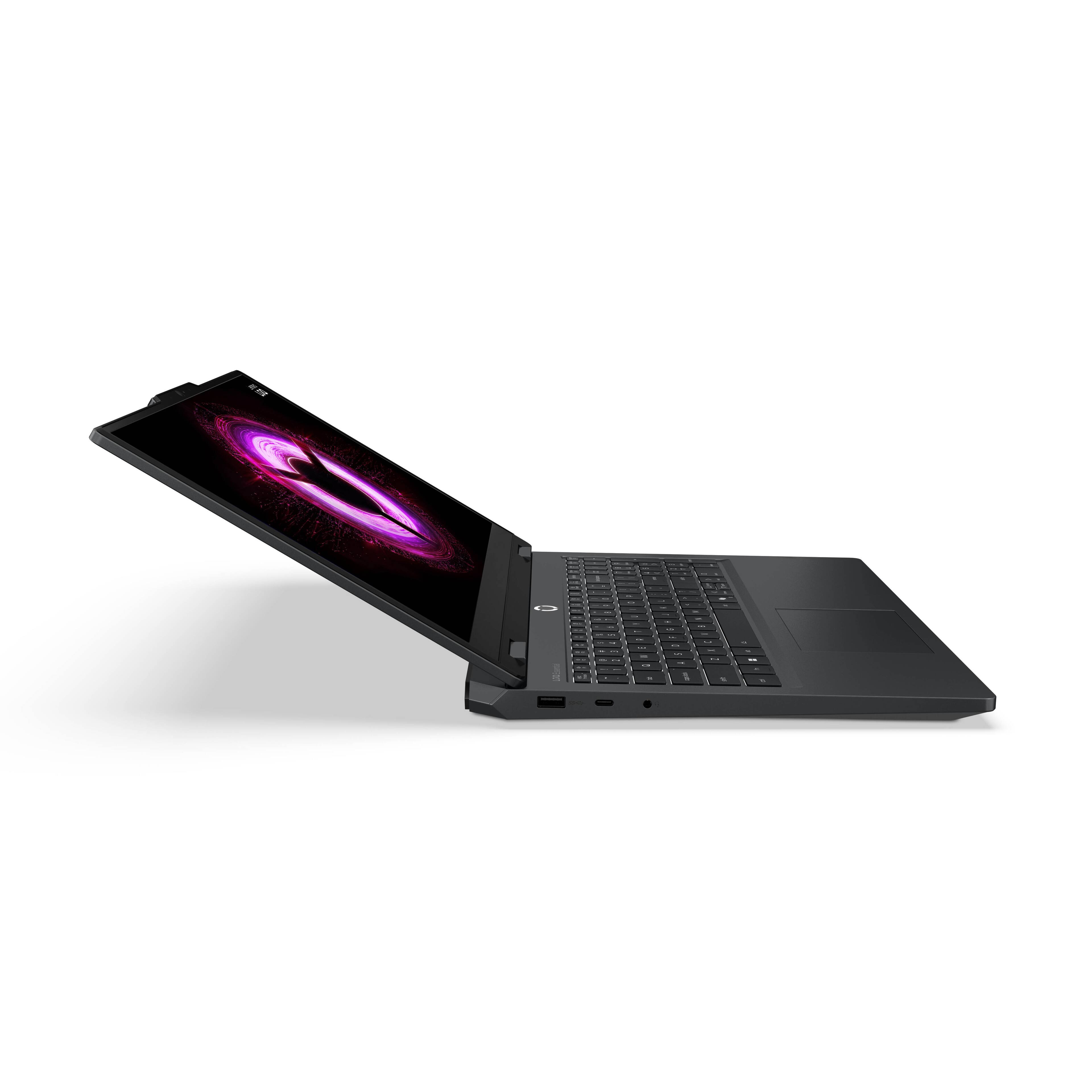 Alt View 13. Lenovo - LOQ 15.6" 2K Gaming Laptop - AMD Ryzen 7 170 2025 - 16GB Memory - NVIDIA GeForce RTX 5050 - 512 SSD - Eclipse Black.