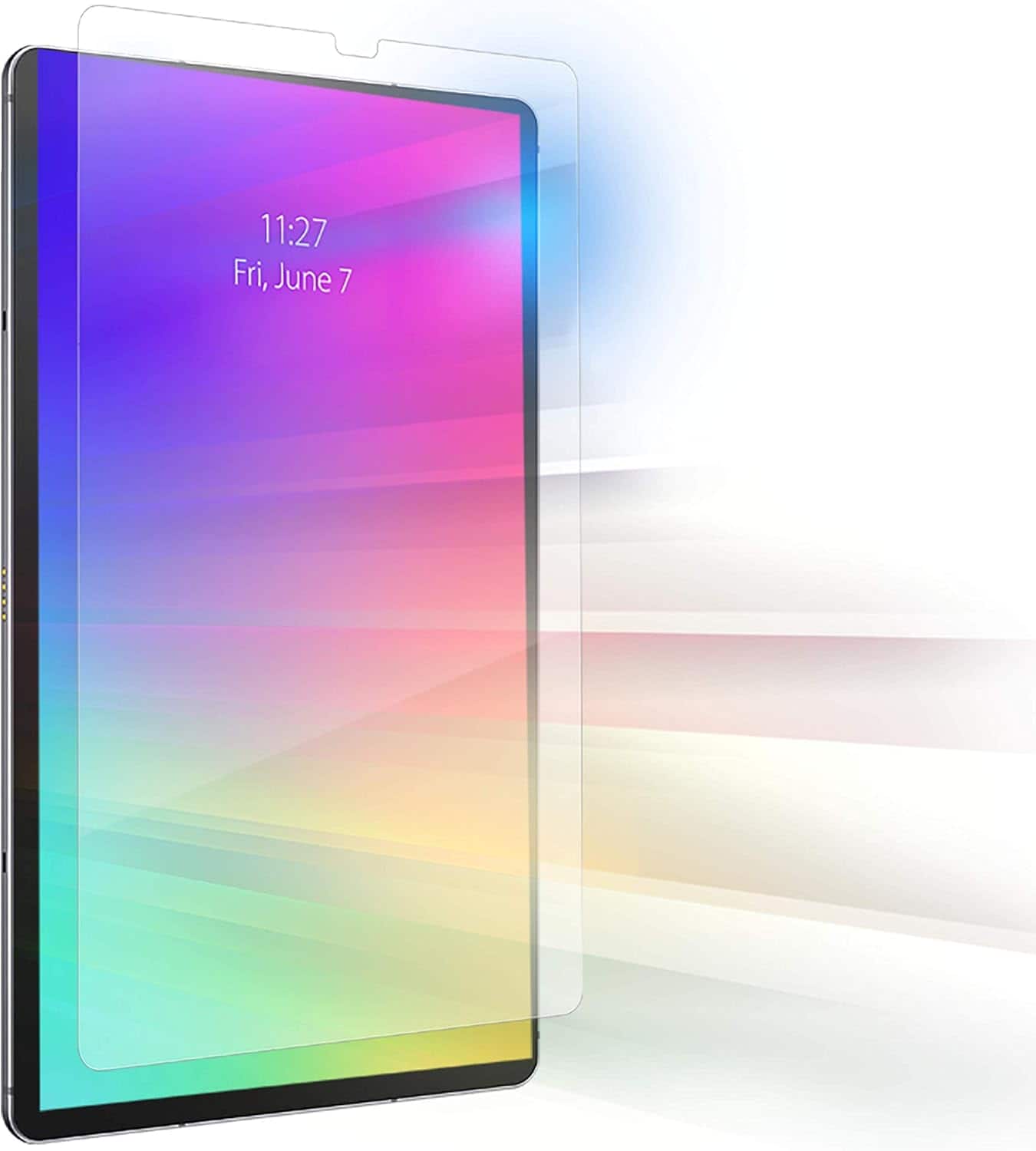 ZAGG - Screen Protector FIT Samsung Galaxy Tab S6 Glass+ Visionguard (ZAG200103709-V) - Clear