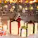 Alt View 3. Costway - Set of 3 Christmas Lighted Gift Boxes Pre-lit Present Decoration with 48 Lights - White/Red/Golden/Green/Blue.