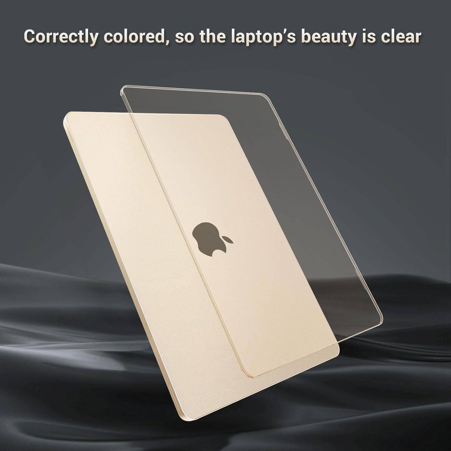 Correctly colored, so the laptop's beauty is clear