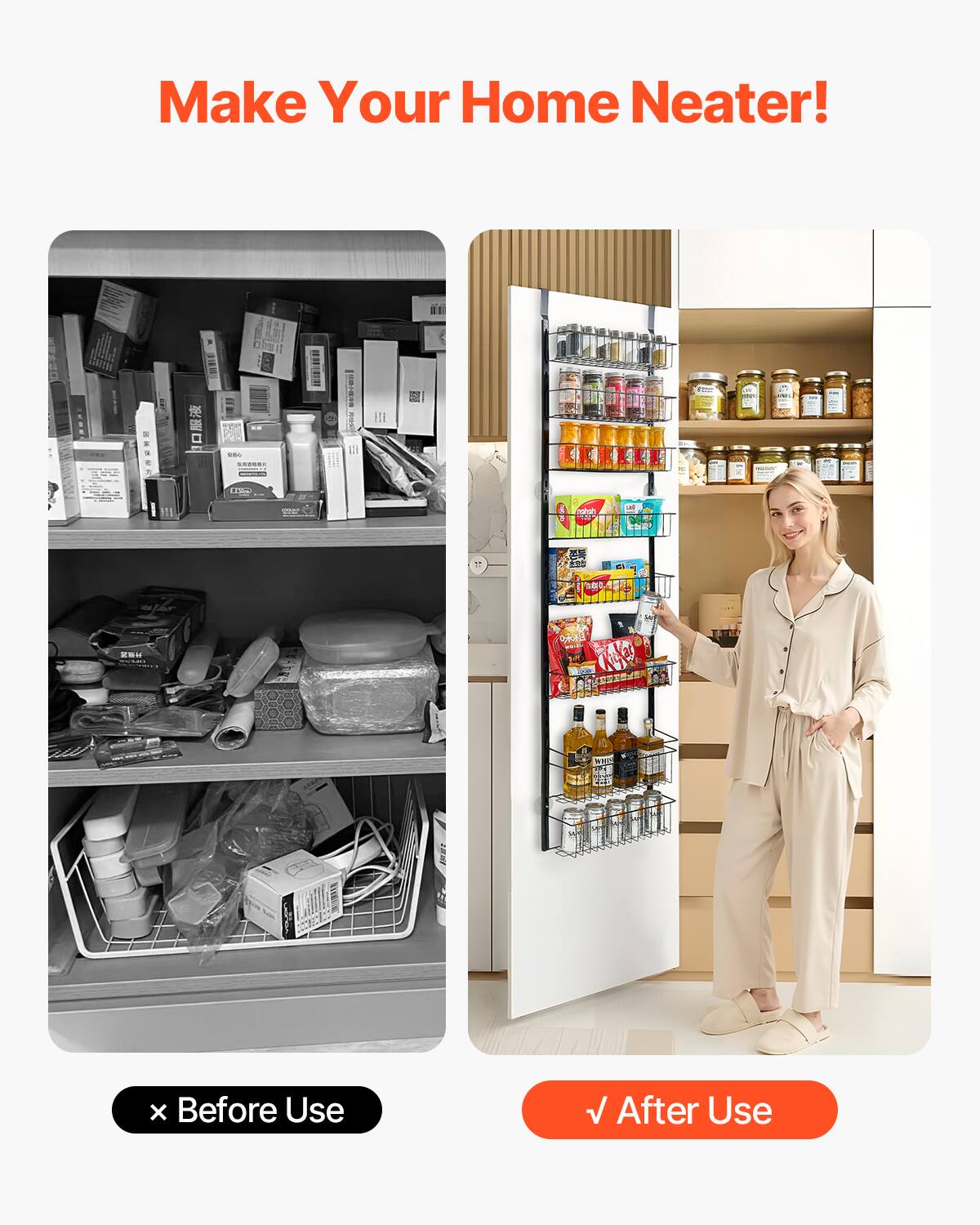 Make Your Home Neater!

x Before Use

v After Use