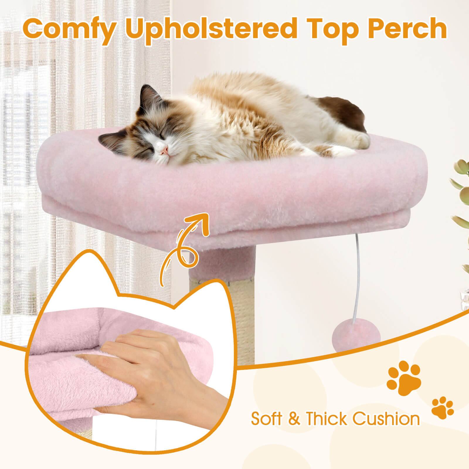 Comfy Upholstered Top Perch

Soft & Thick Cushion