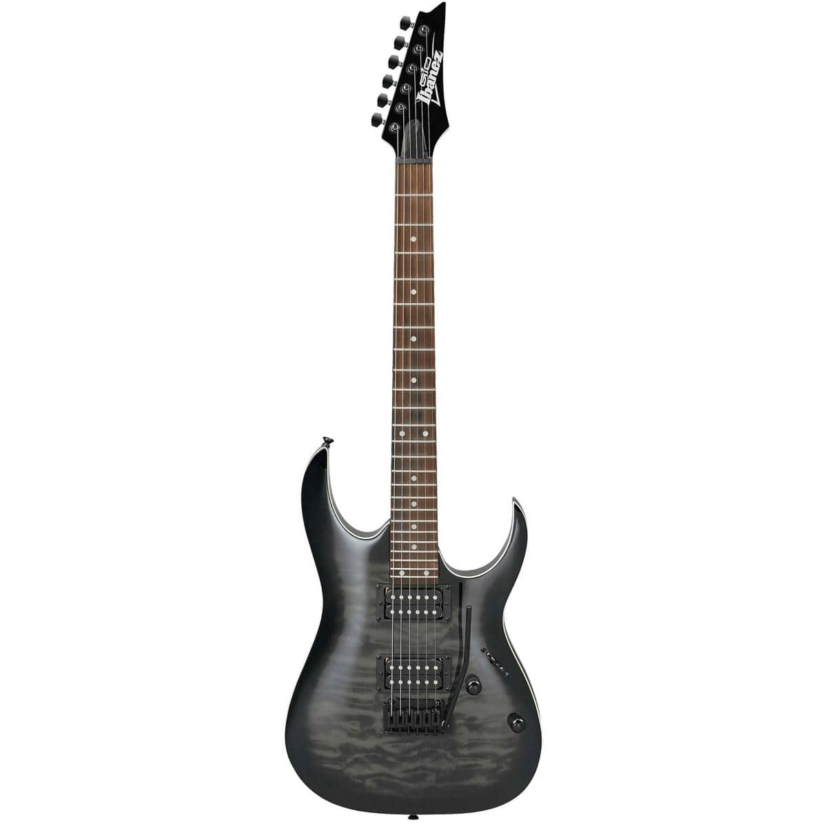 Ibanez - RGA Gio Series GRGA120QA Electric Guitar, Treated New Zealand Pine Fretboard, Transparent Black Burst price history on PriceWatchPro
