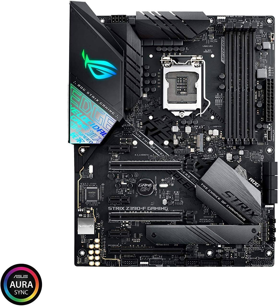 CPU I7 9700K Z390-F-GAMING ASUS ROG Strix Z390 F Gaming LGA 1151 (300 Series) Intel Z390 HDMI