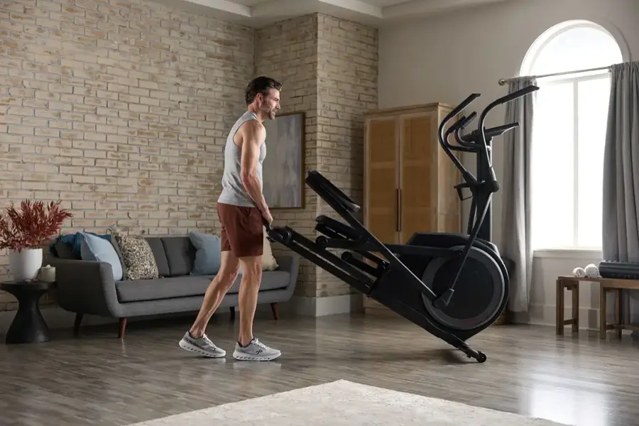 Alt View 18. ProForm - ProForm Carbon EL Elliptical: 18 Resistance Levels, Device Shelf, Compact Design, USB-C Charging, and Powered by iFIT - Black.