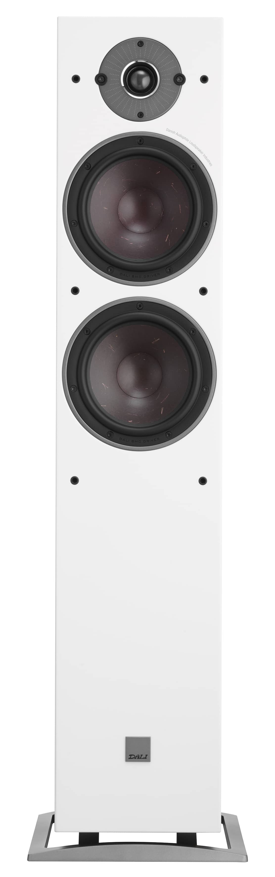 Front. DALI - Oberon 7 Floorstanding Speaker (Each) - White.