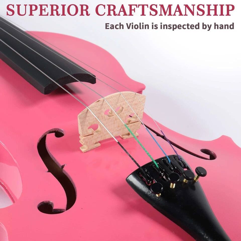 SUPERIOR CRAFTSMANSHIP  
Each Violin is inspected by hand