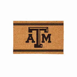 Evergreen Enterprises - Texas A&M Aggies 24" x 36" Outdoor Monochrome Team Logo Coir Mat - Brown