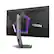 Alt View 11. AOC - 27" QD OLED 240Hz 0.03ms Gaming Monitor - Black/Purple.