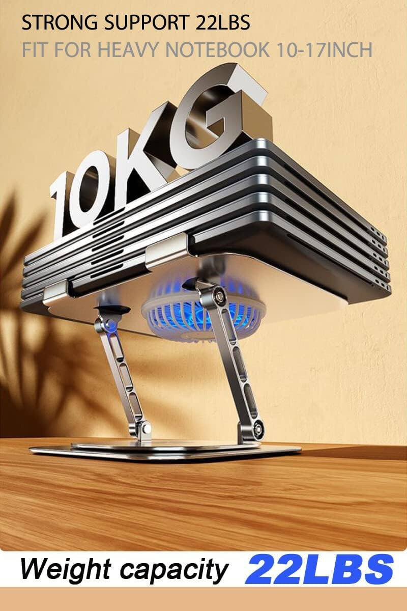 STRONG SUPPORT 22LBS  
FIT FOR HEAVY NOTEBOOK 10-17INCH  

Weight capacity 22LBS