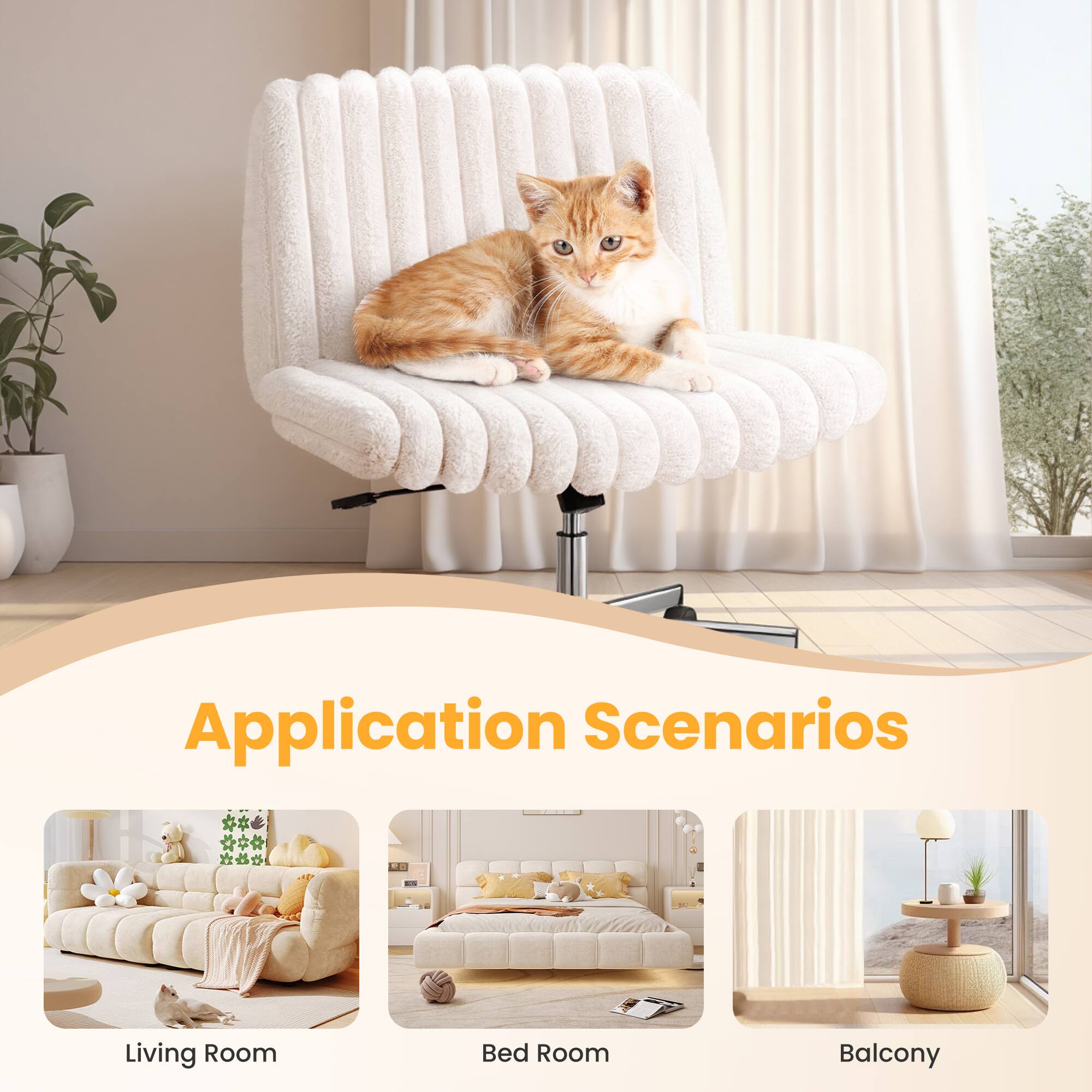 Application Scenarios

Living Room  
Bed Room  
Balcony