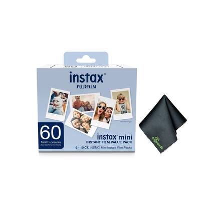 instax FUJIFILM SAY IT LOUD 60 Total Exposures Dee Side Pare For Detar - - instax mini INSTANT FILM VALUE PACK 6 - 10 6 - . INSTAX Mini Instant Film Packs 06 Diginerds