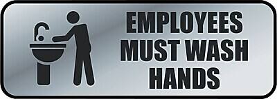 EMPLOYEES MUST WASH HANDS