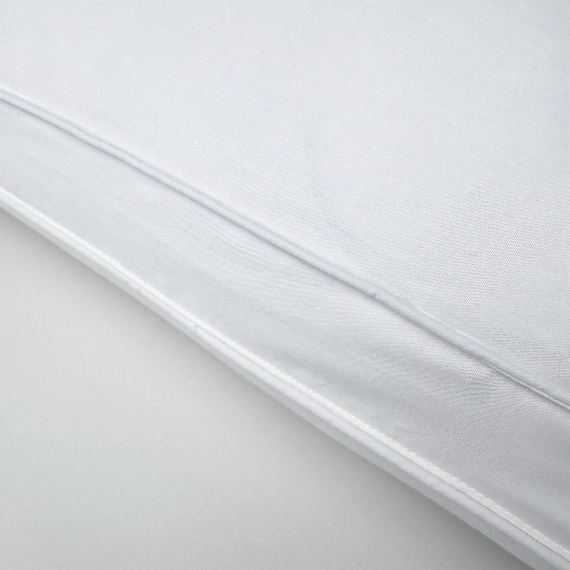 Alt View 1. Peace Nest - Peace Nest Goose Feather Down Gusseted Bed Pillows Set of 2, Classic, King - gusset.