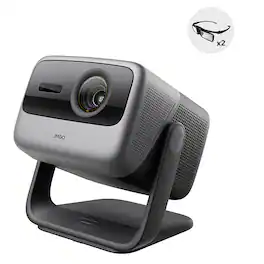JmGO - N1S Ultimate 4K UHD Triple Laser Projector Google TV 3300 ISO Lumens Dolby Audio WiFi6 Home Cinema - Dark Gray