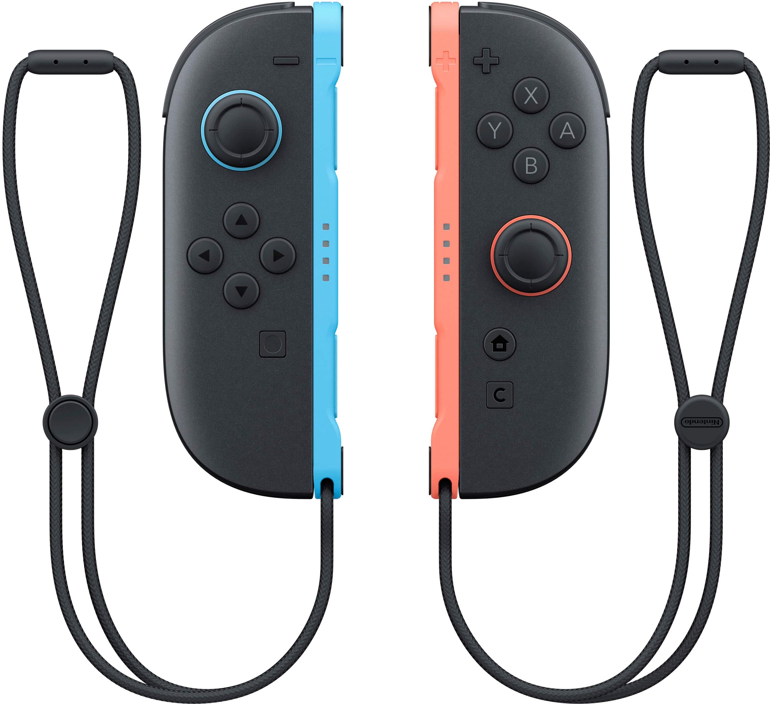 Alt View 2. Nintendo - Joy-Con 2 (L)/(R) Light Blue/Light Red - Multi.