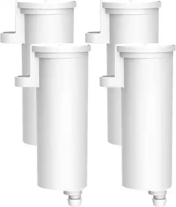 Front. Waterdrop - Waterdrop WD-C33-4 Replacement for GE® Profile Opal Nugget Ice Maker Water Filter, P4INKFILTR, with Ring Pull.