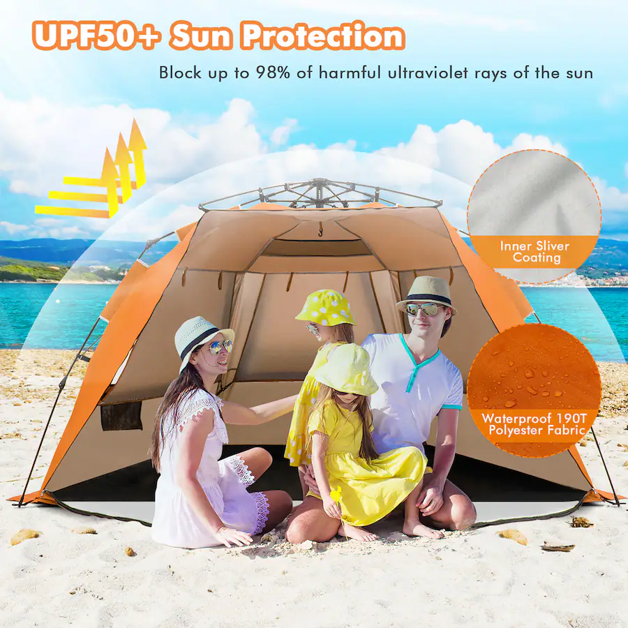 Pop Up Beach Tent Top Beach Pop Up Tents: Sun, Shade Easy