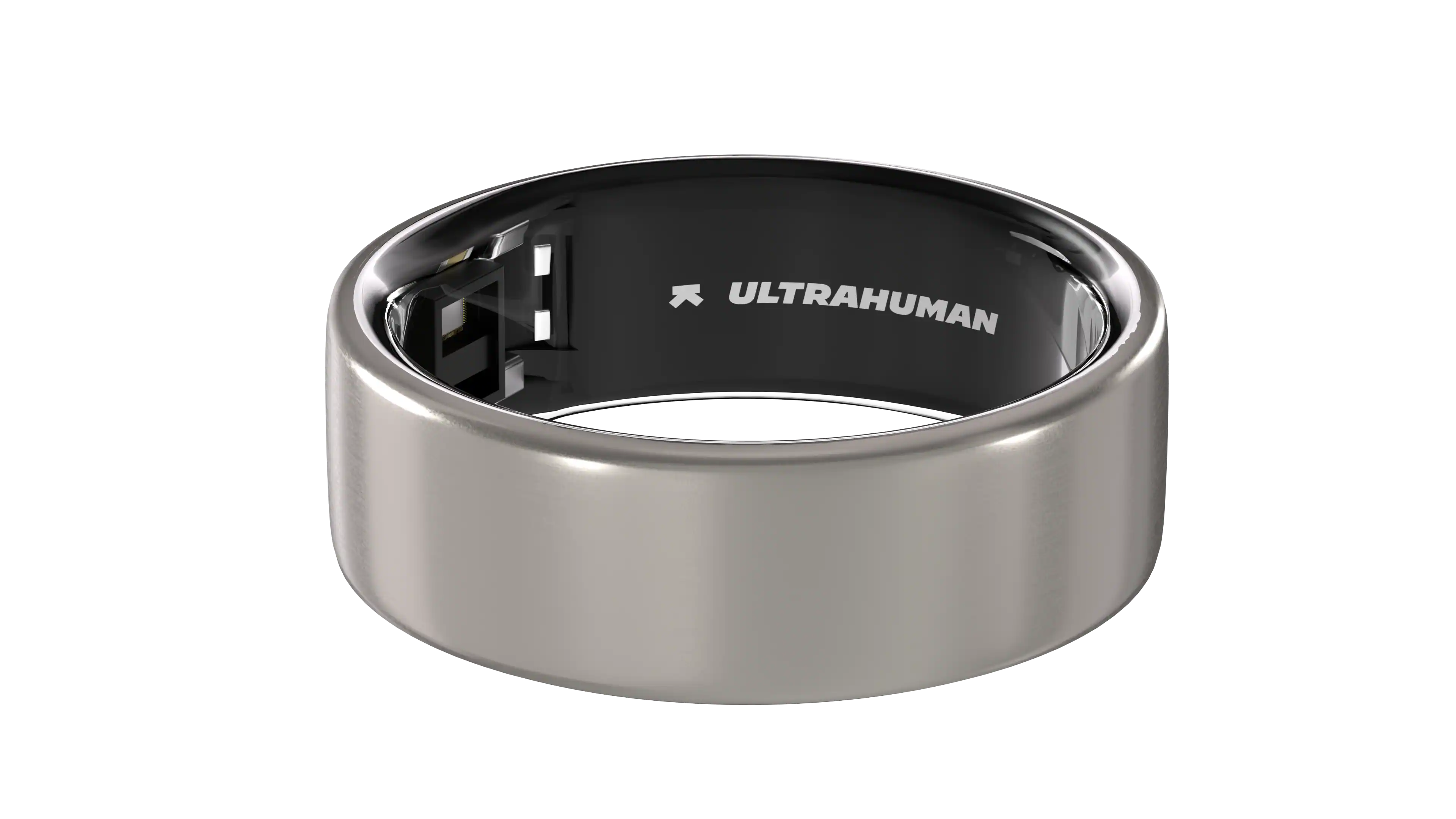 Ultrahuman - Ring AIR - Smart Ring - Size Before You Buy - Size 13 - Raw Titanium - (2023)