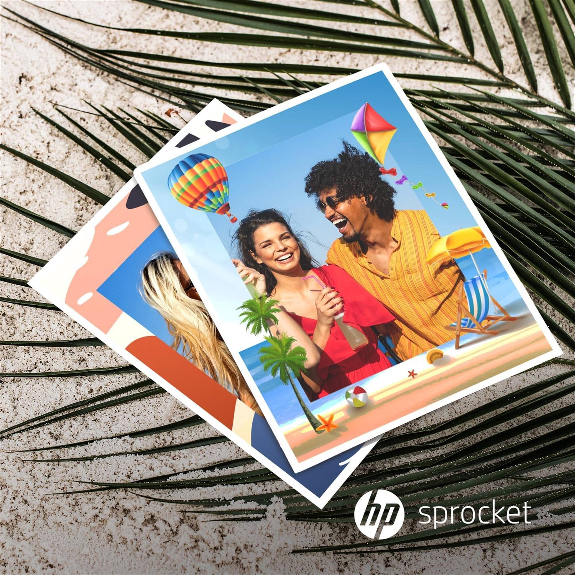 Alt View 8. HP - HP Sprocket Photobooth 3x4" Pink Printer Bundle, 500 Sheets - Pink.