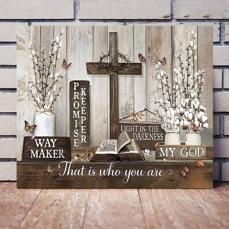 WAY MAKER  
PROMISE KEEPER  
LIGHT IN THE DARKNESS  
MY GOD  

That is who you are