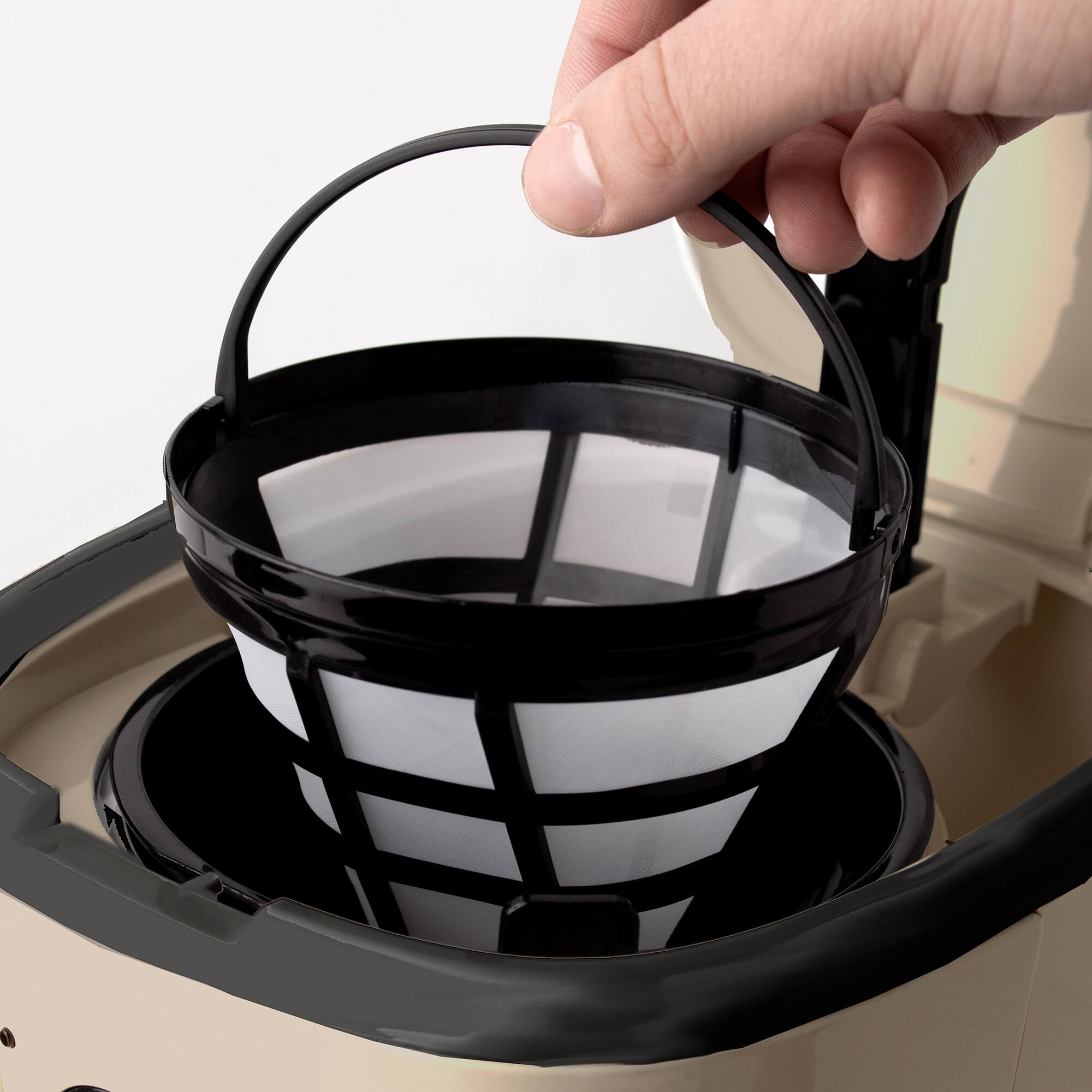 Alt View 7. Haden - Haden 12 Cup Coffee Maker & Dorset 2 Slice Wide Slot Toaster, Putty & Chrome - Beige.