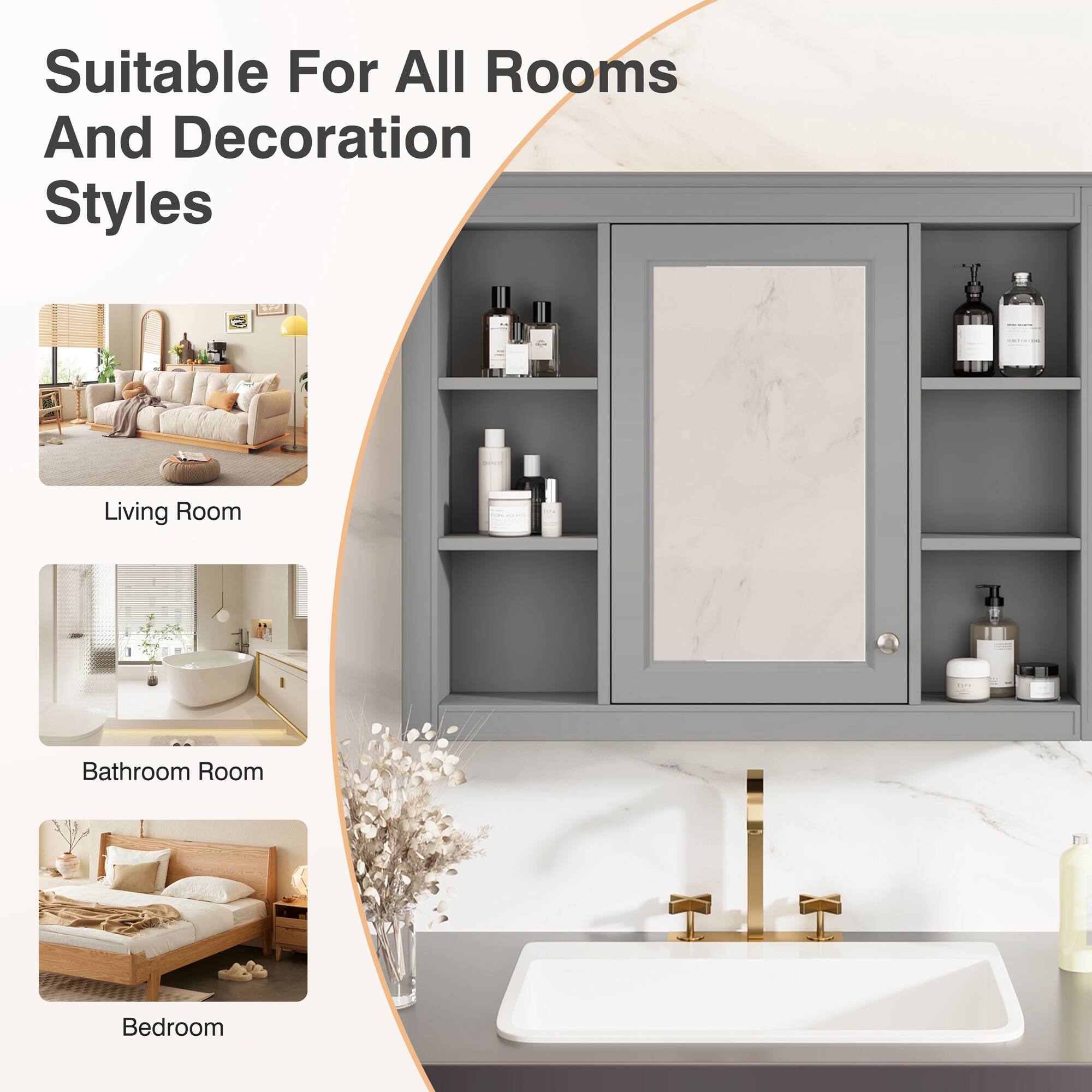 Suitable For All Rooms And Decoration Styles

Living Room

Bathroom Room

Bedroom