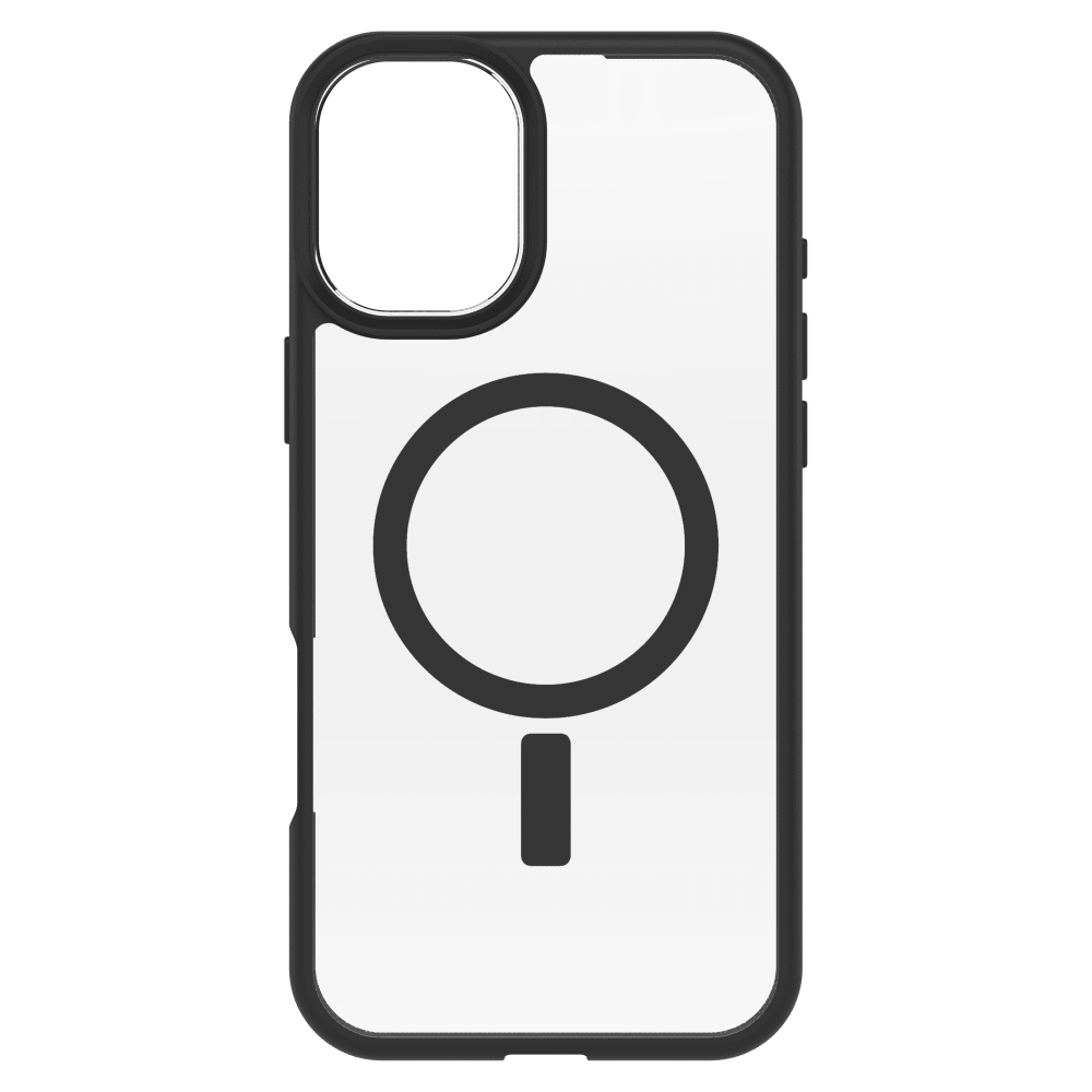 Alt View 1. OtterBox - React MagSafe Case for Apple iPhone 16 Plus - Black.