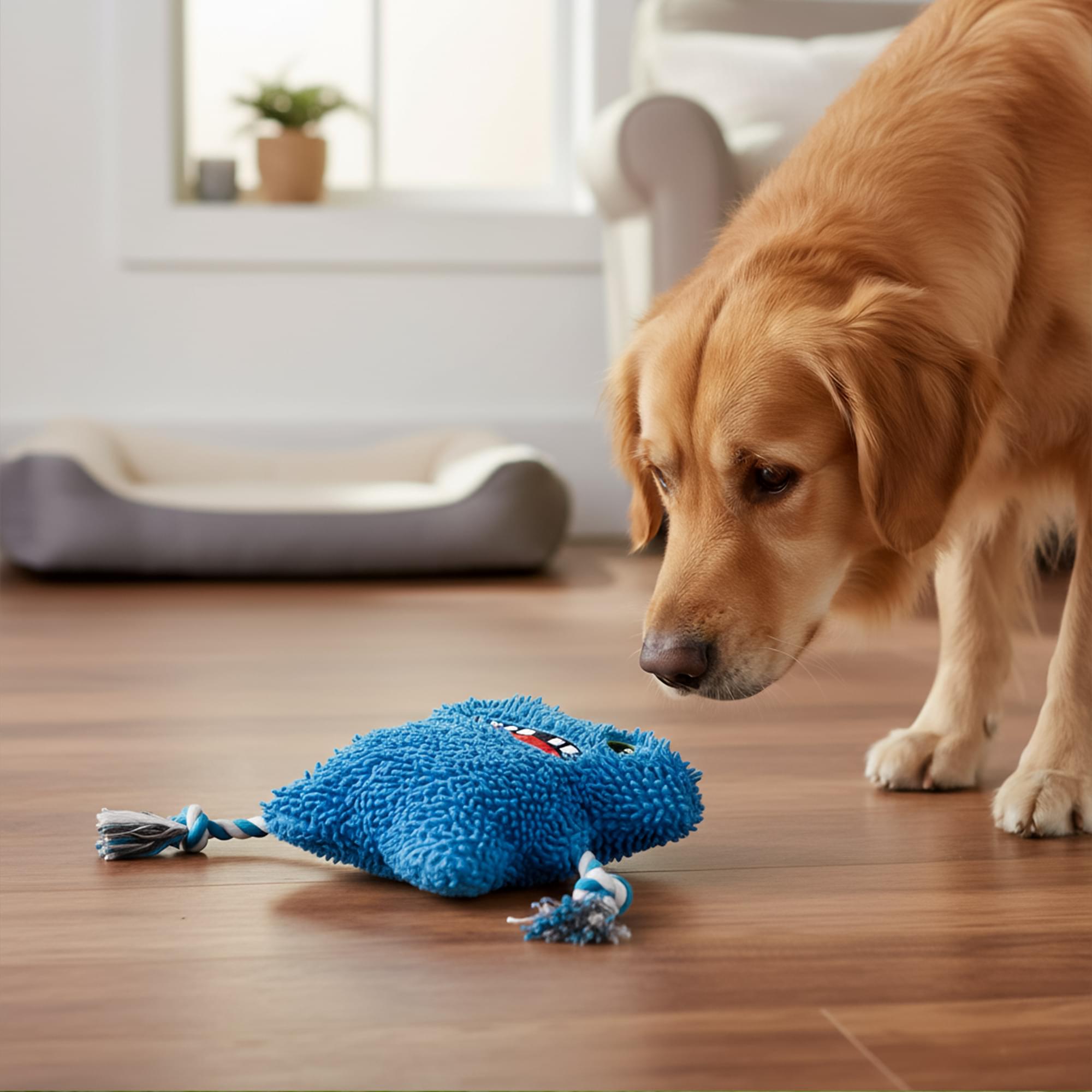 Alt View 2. ZURU - Fuggler 8-Inch Rope Dog Toy | One Random Color and Character - Multi-Colored.