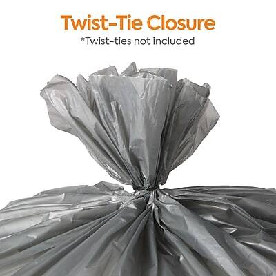 Twist-Tie Closure  
*Twist-ties not included