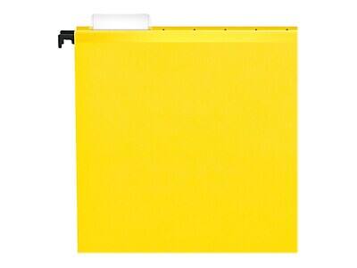 Alt View 1. Pendaflex - Pendaflex SureHook Reinforced Hanging File Folders, 5-Tab, Letter Size, Yellow, 20/Box (PFX 6152 1/5 YEL) - Yellow.