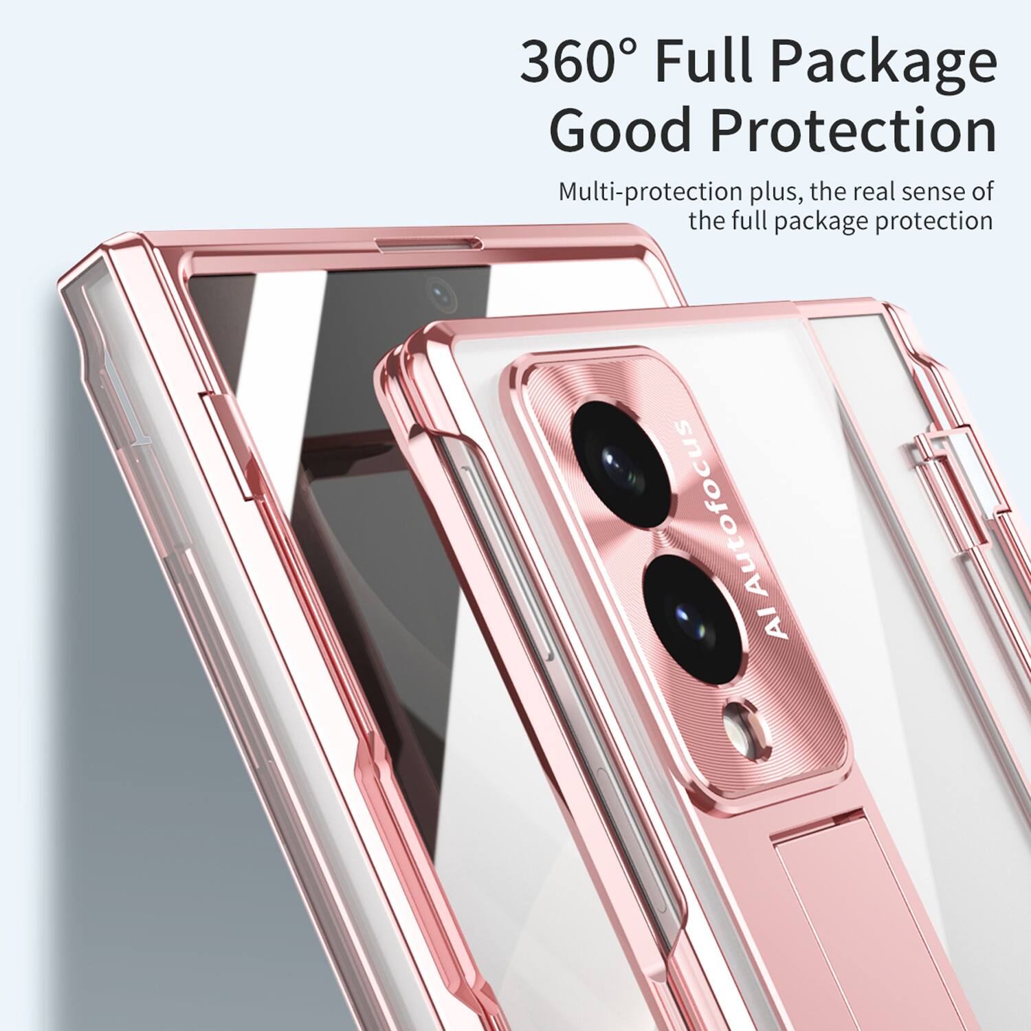 360° Full Package Good Protection  
Multi-protection plus, the real sense of the full package protection  
AI Autofocus