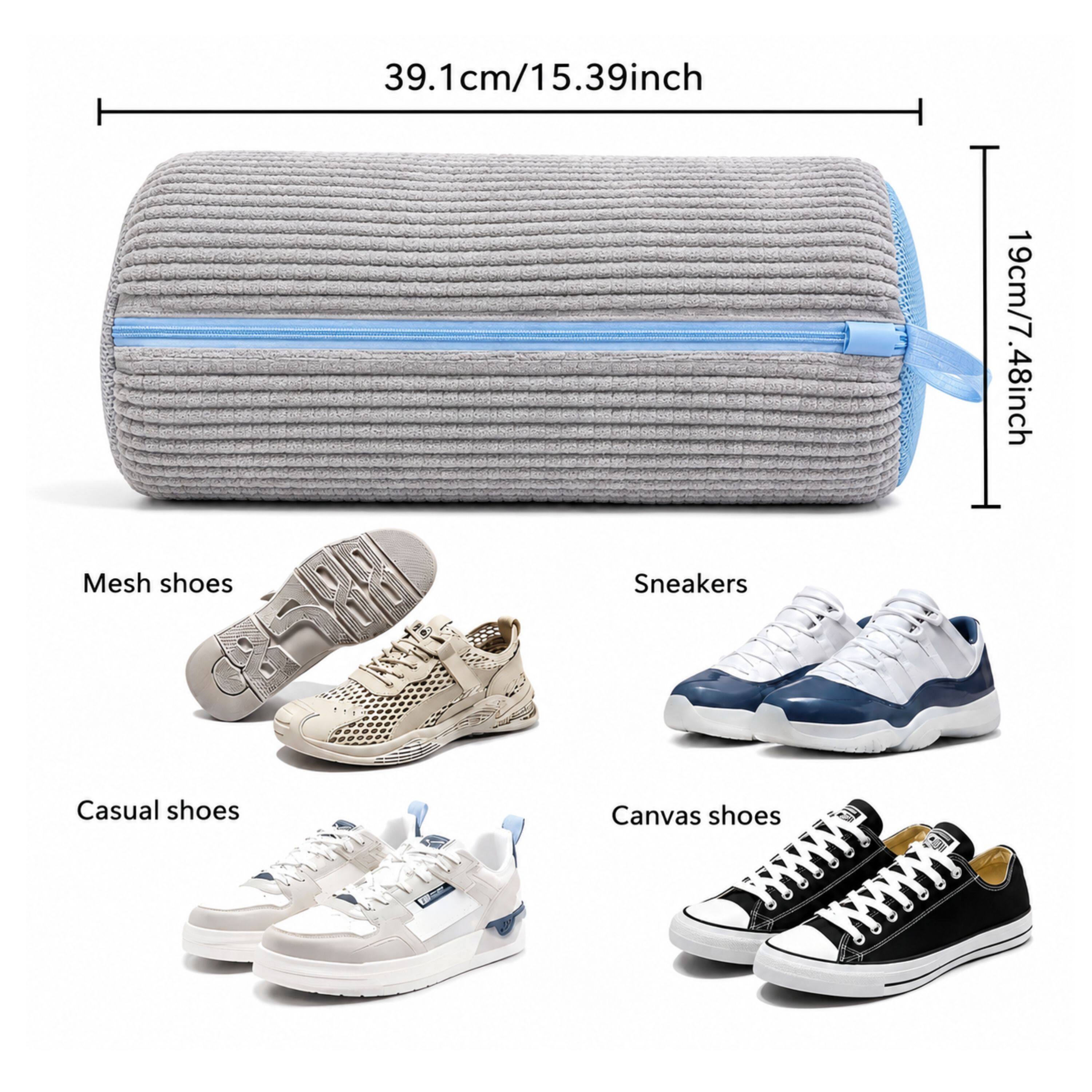 39.1cm/15.39inch  
Mesh shoes  
Sneakers  
19cm/7.48inch  
Casual shoes  
Canvas shoes
