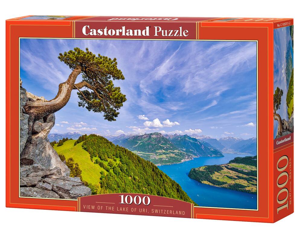 N G-105311-2 Castorland Puzzle 1000 VIEW OF THE LAKE OF URI, SWITZERLAND Castorland 208x18,5m 264 1000 Ax8O T/L
