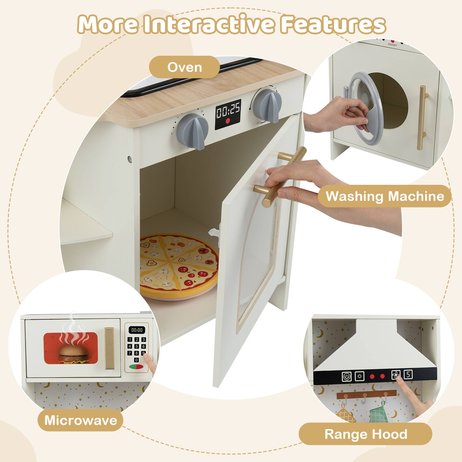 More Interactive Features

- Oven
- Washing Machine
- Microwave
- Range Hood