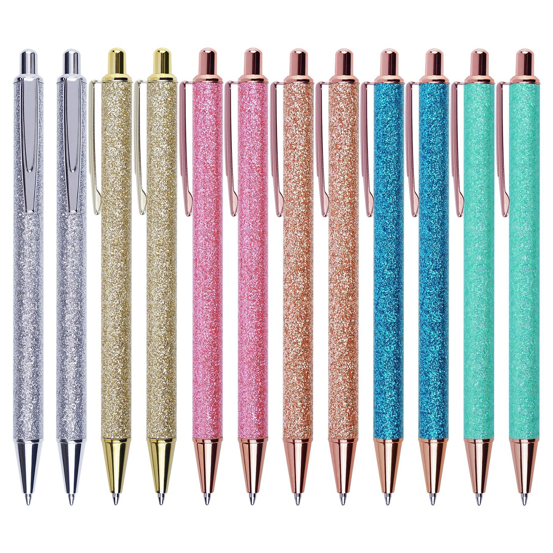 Front. Paradigms Interiors - 12 Glitter Ballpoint Pens SMOOTH WRITING The optimized medium point with flow free ink delivers skip free glides all ....