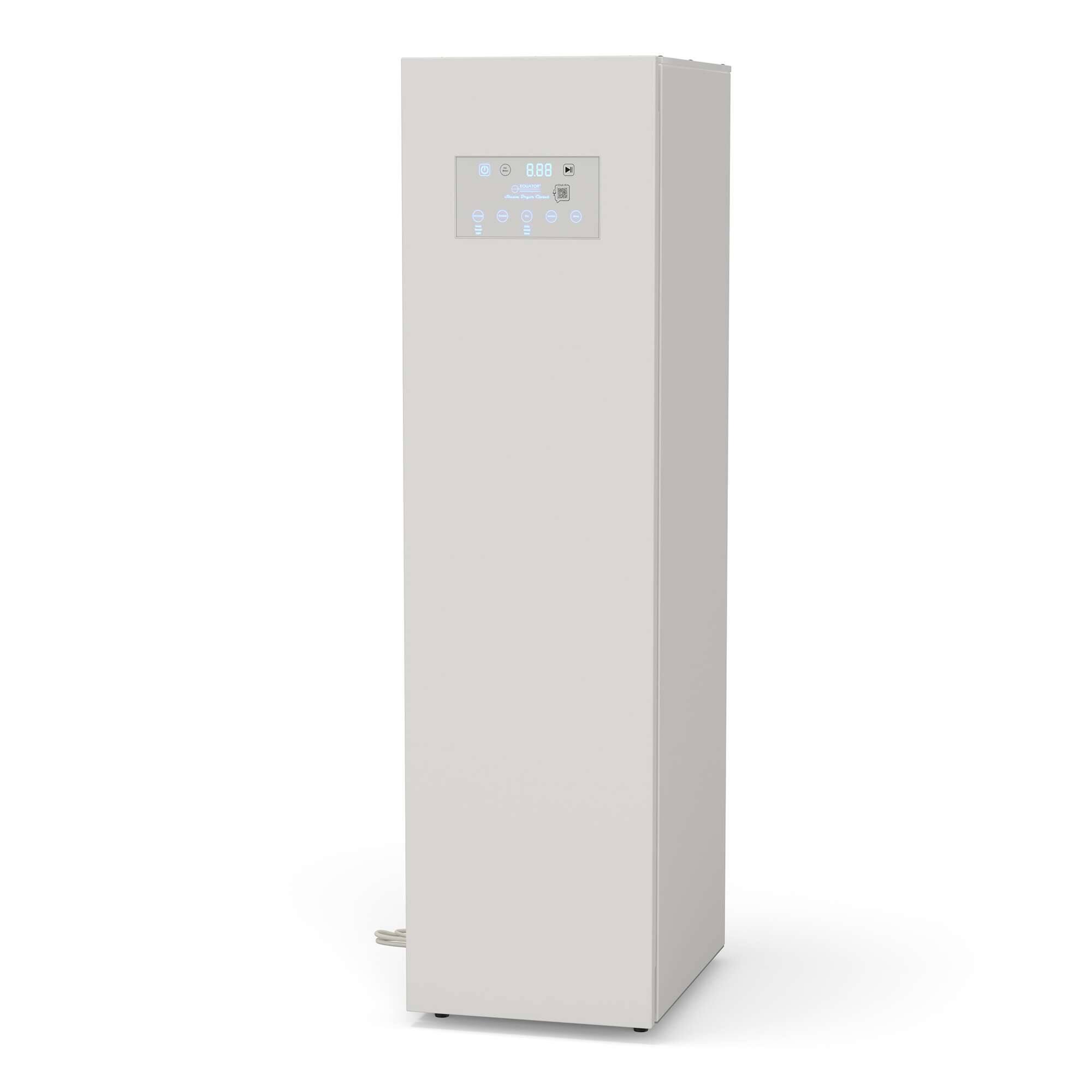 Back. Equator - Equator SDC 760 7.6cf Smart Steam Closet Dryer 4 Moving Hangers Quick20 Refresh Sanitize Deodorize Garment Care - White.