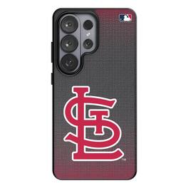 Keyscaper - MLB - St. Louis Cardinals - Linen Galaxy Magnetic Bump Case - S26 Plus - Black