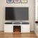 Angle. Ameriwood Home - Carson Electric Fireplace TV Console - White.