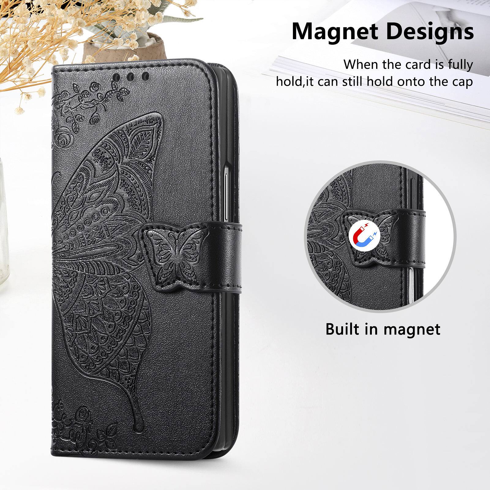 Magnet Designs  
When the card is fully hold, it can still hold onto the cap  
Built in magnet