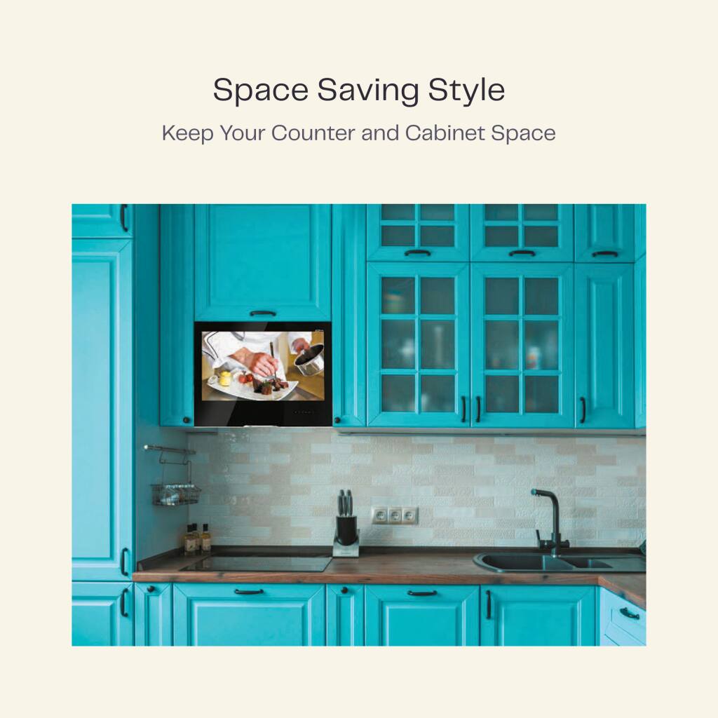 Space Saving Style  
Keep Your Counter and Cabinet Space